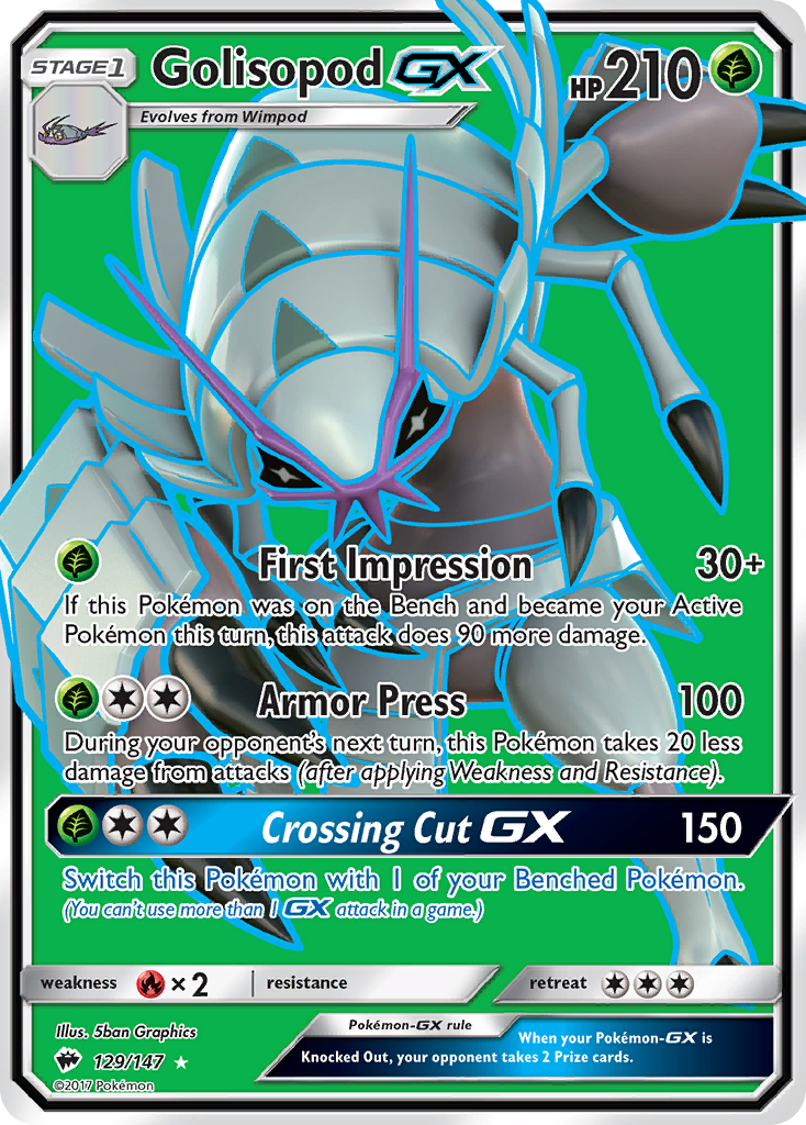 Golisopod-GX – Burning Shadows