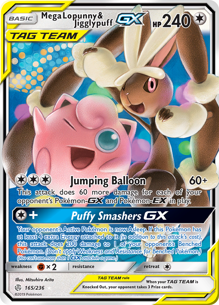 Mega Lopunny & Jigglypuff-GX – Cosmic Eclipse