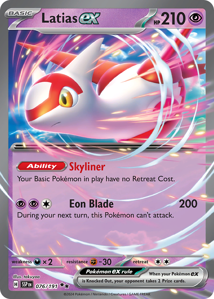 Latias ex – Surging Sparks