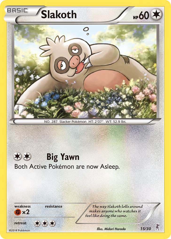 Slakoth – XY Trainer Kit Bisharp