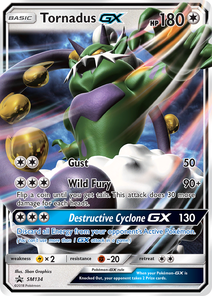 Tornadus-GX – SM Black Star Promos