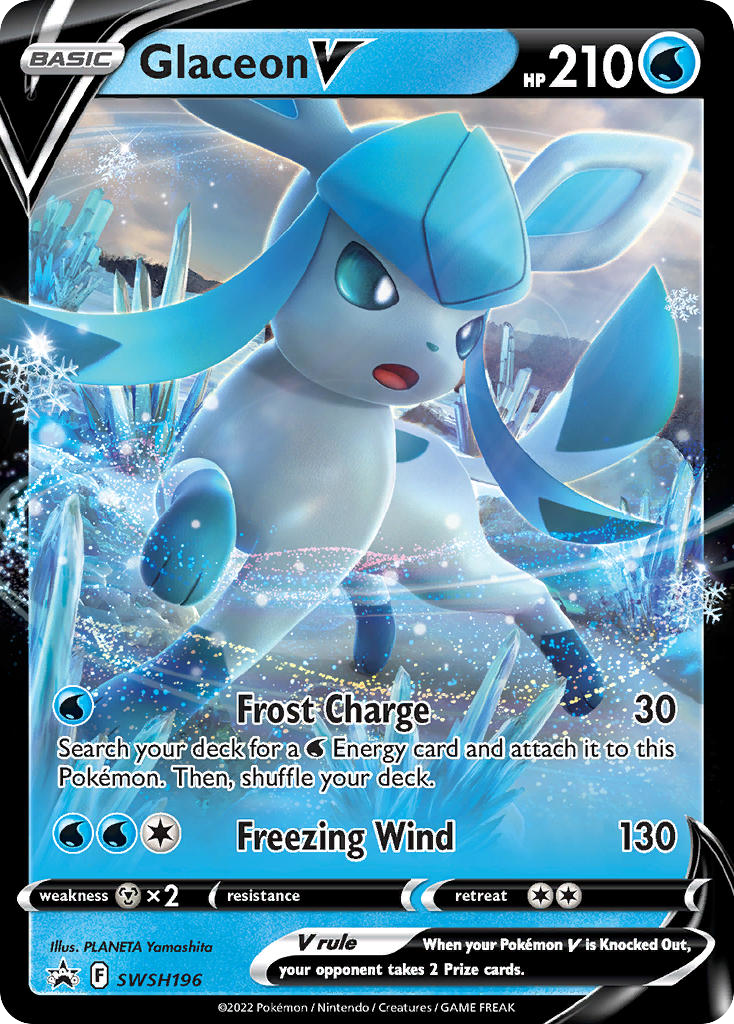 Glaceon V – SWSH Black Star Promos