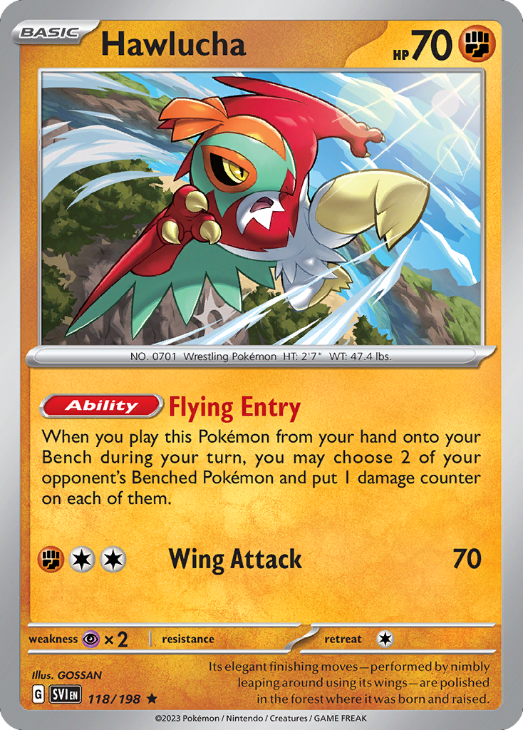 Hawlucha – Scarlet & Violet