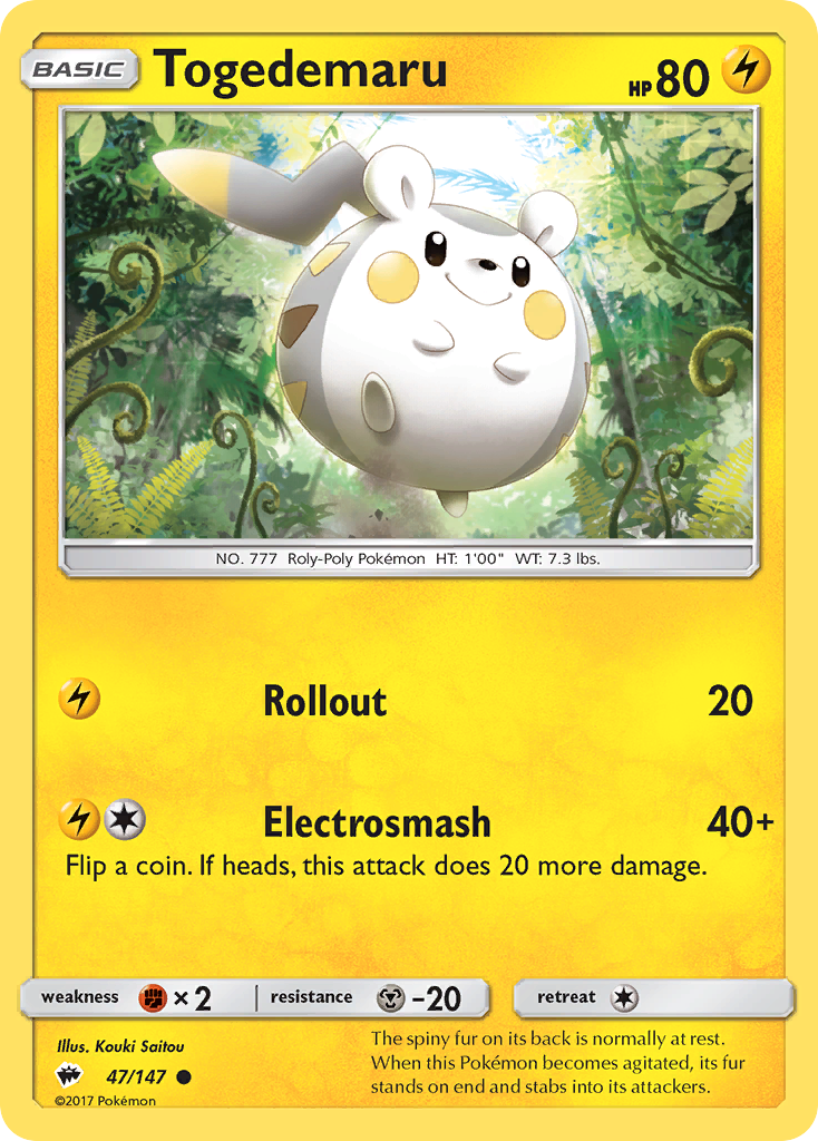 Togedemaru – Burning Shadows