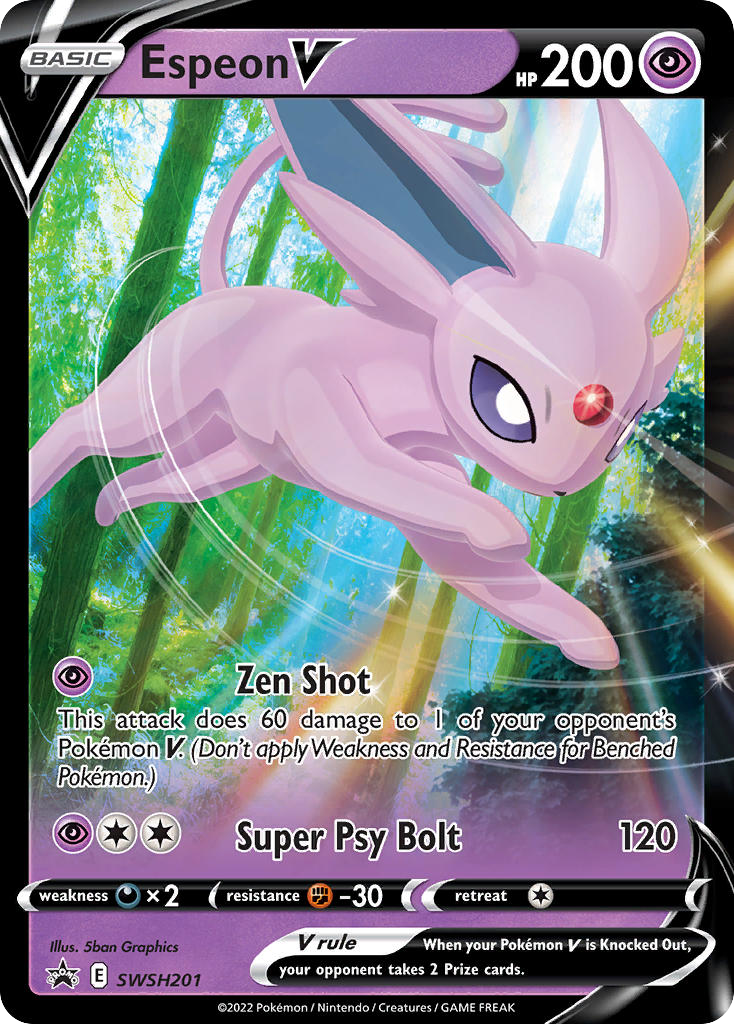 Espeon V – SWSH Black Star Promos