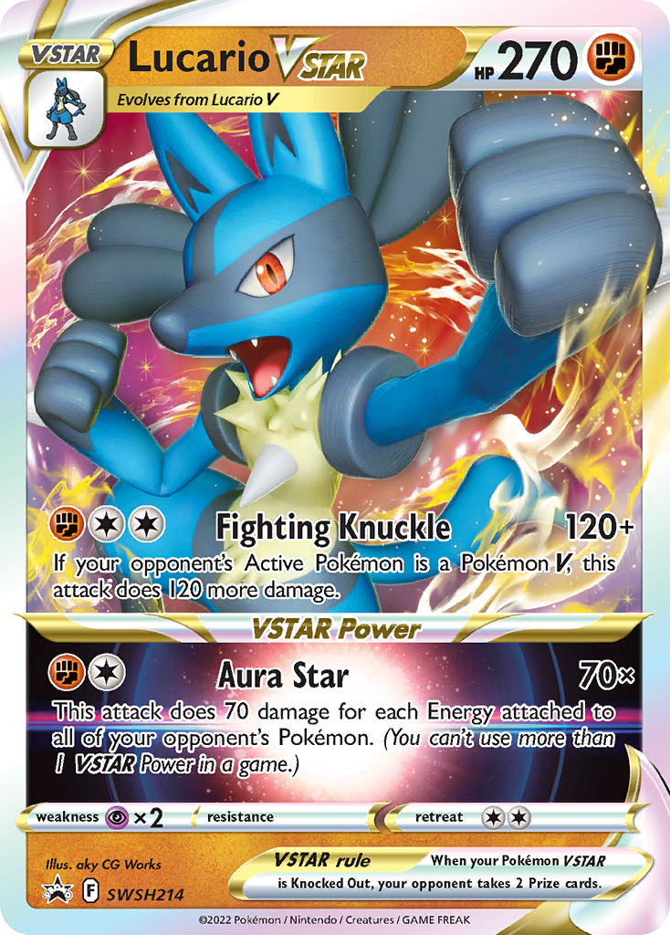 Lucario VSTAR – SWSH Black Star Promos