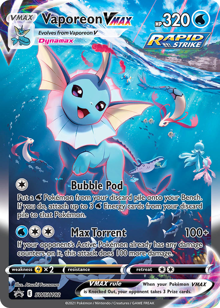 Vaporeon VMAX – SWSH Black Star Promos