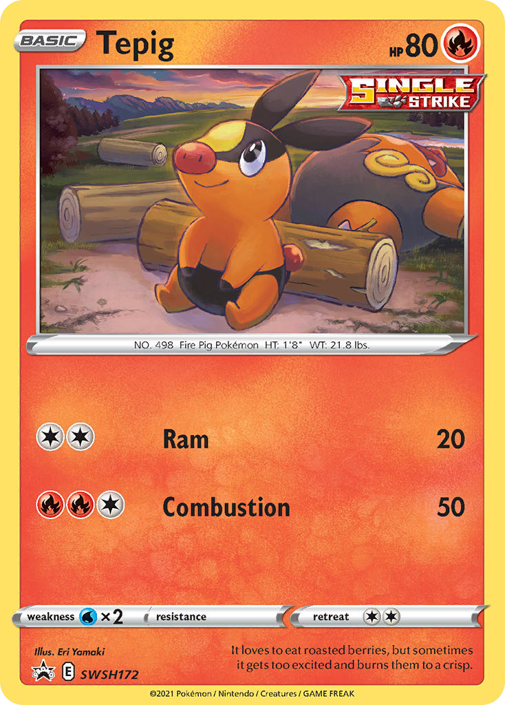 Tepig – SWSH Black Star Promos