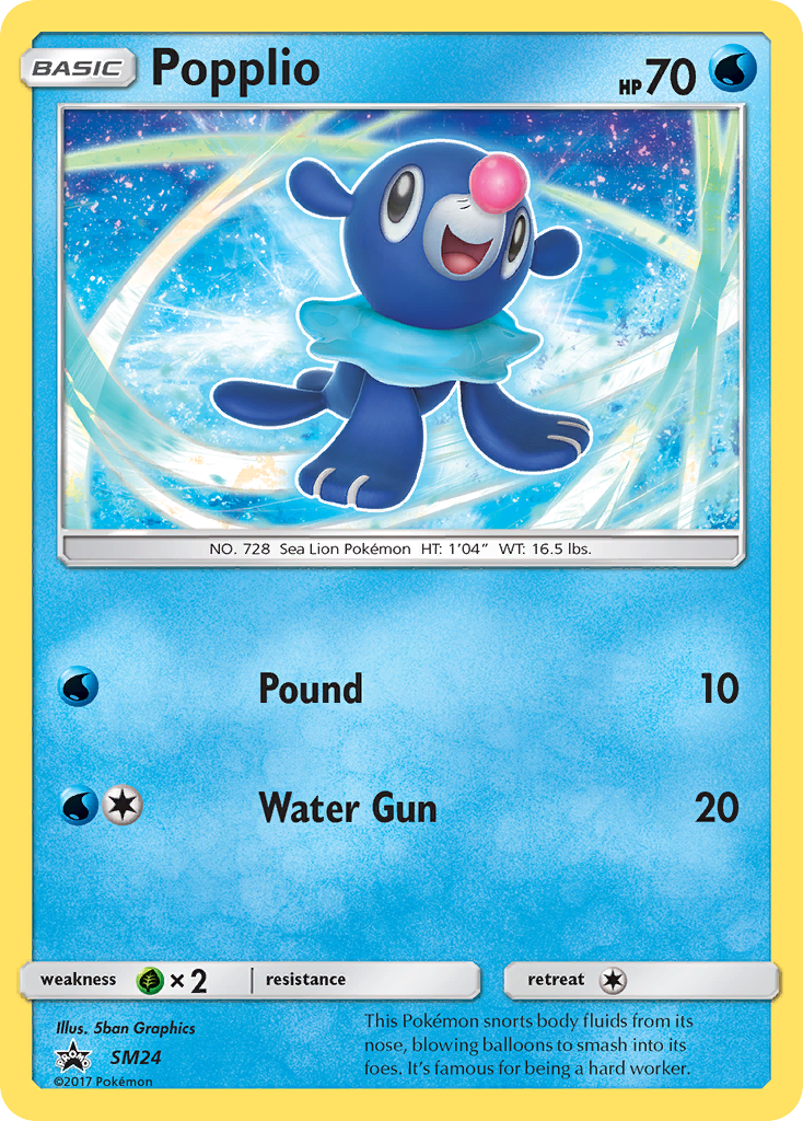 Popplio – SM Black Star Promos