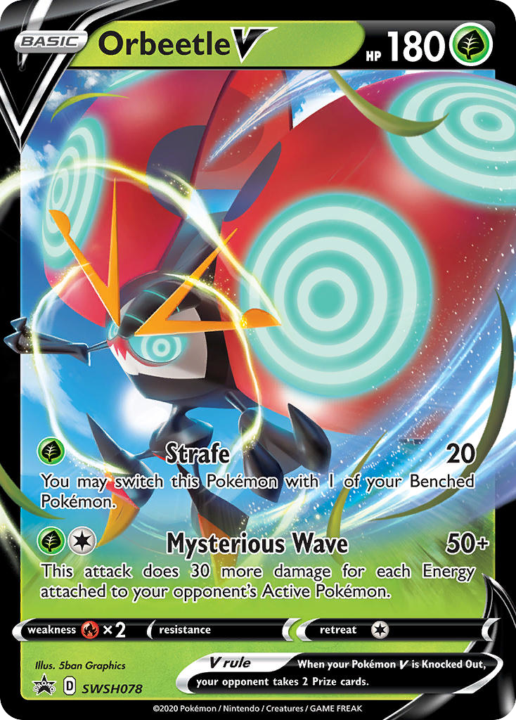 Orbeetle V – SWSH Black Star Promos