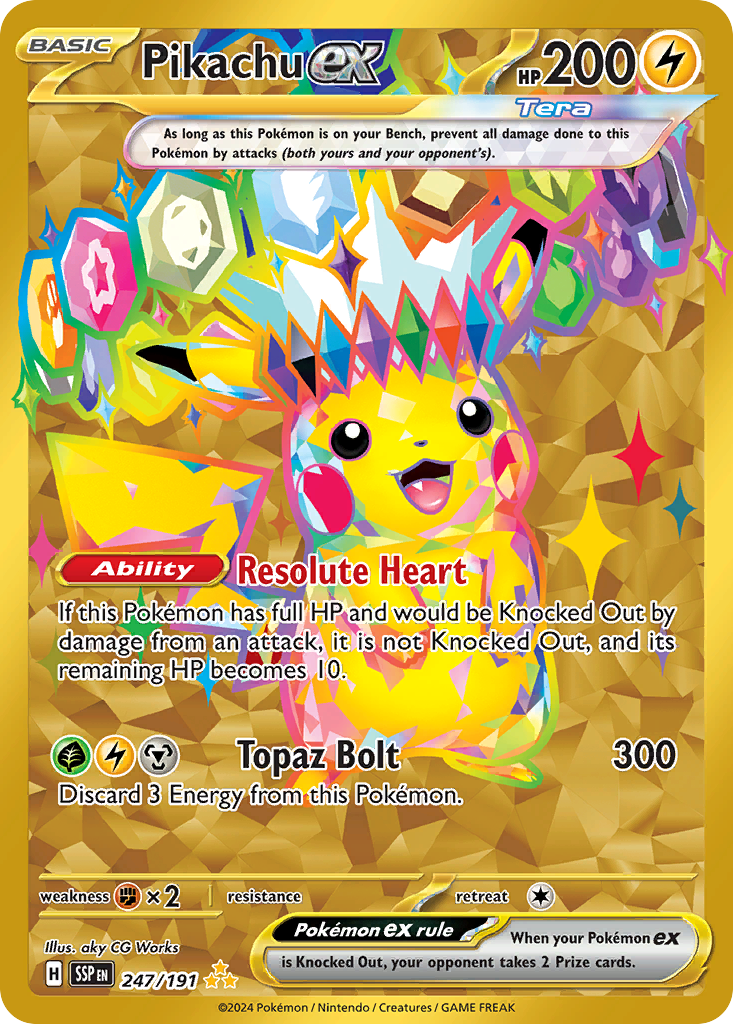 Pikachu ex – Surging Sparks