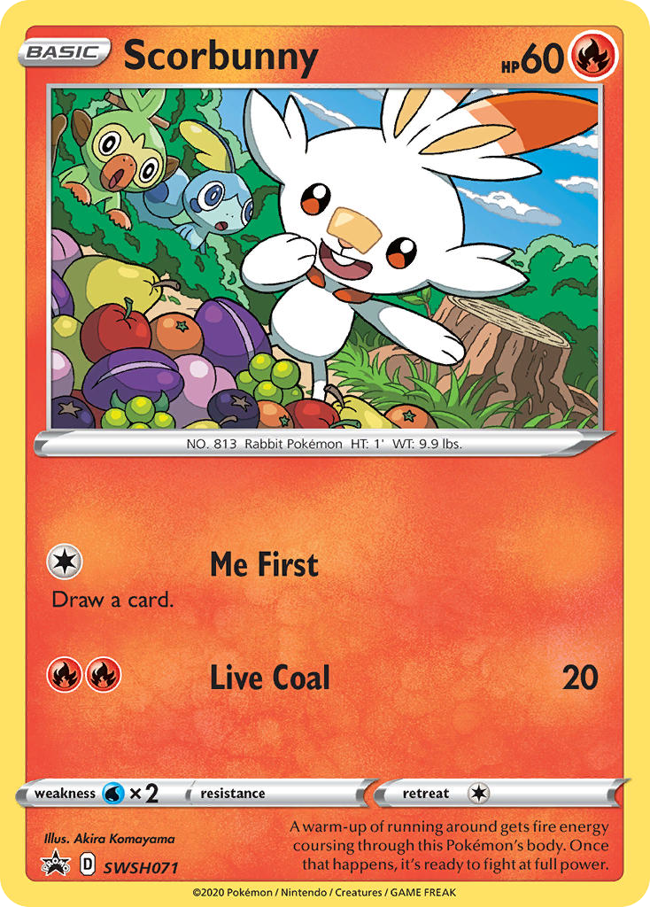 Scorbunny – SWSH Black Star Promos