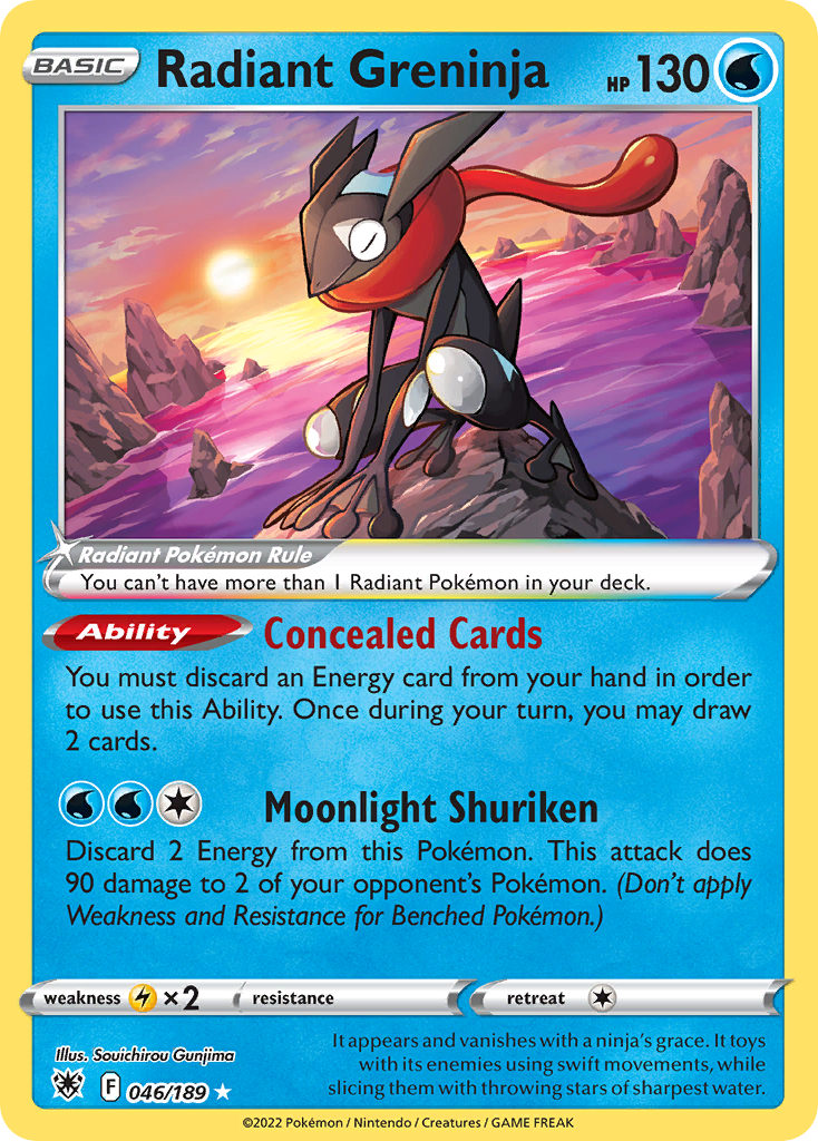 Radiant Greninja – Astral Radiance