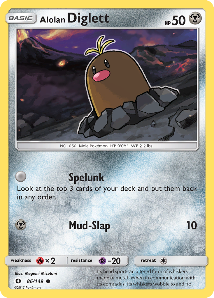 Alolan Diglett – Sun & Moon