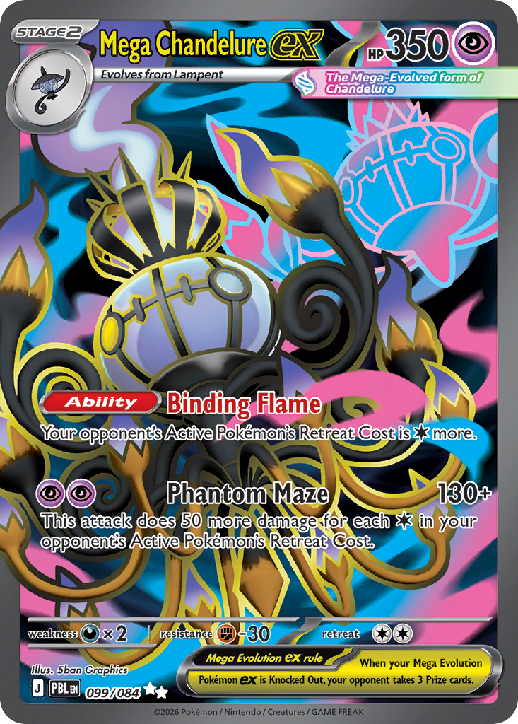 Mega Chandelure ex – Pitch Black