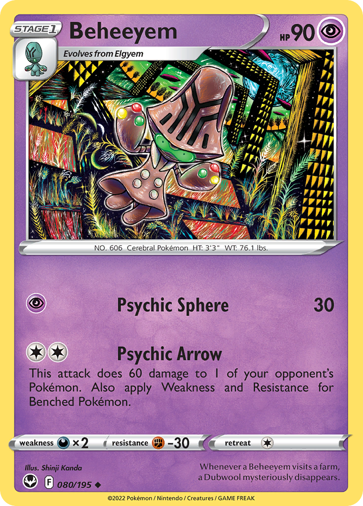 Beheeyem – Silver Tempest