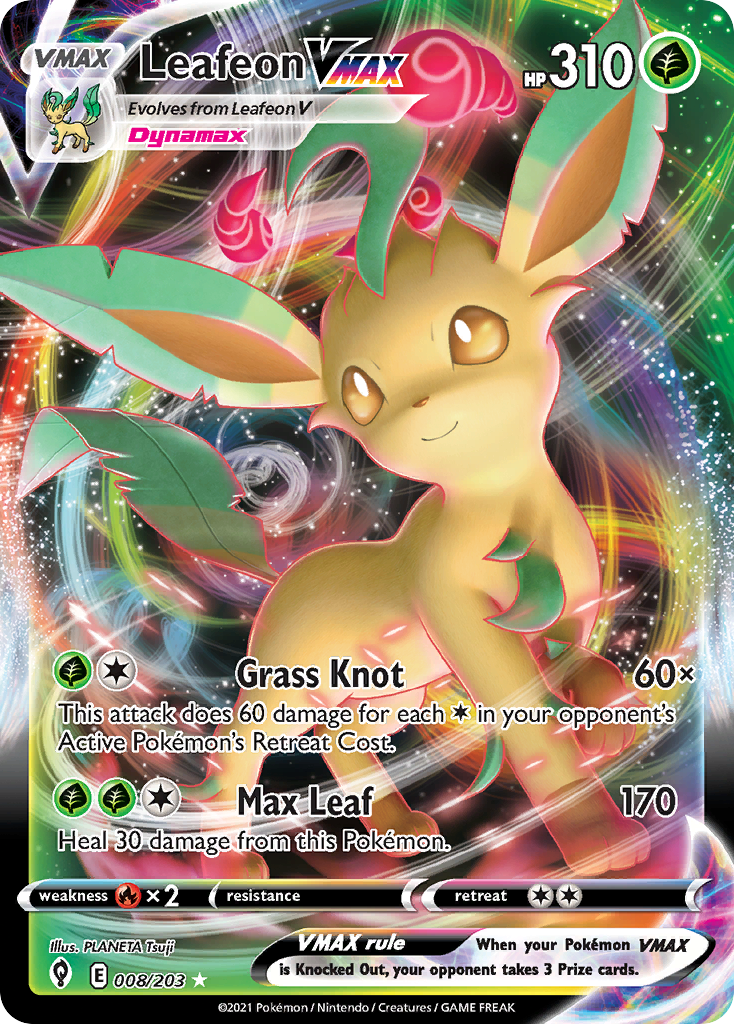 Leafeon VMAX – Evolving Skies