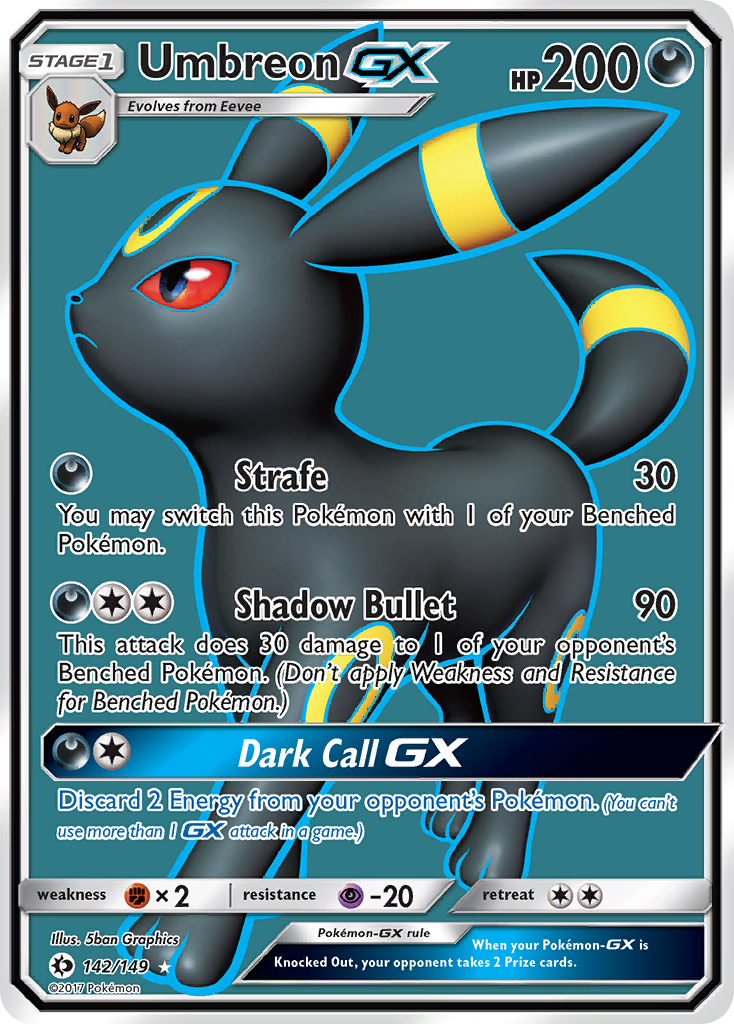 Umbreon-GX – Sun & Moon
