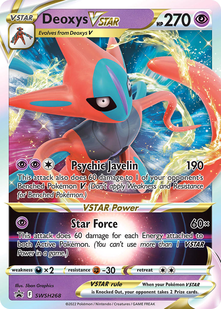Deoxys VSTAR – SWSH Black Star Promos
