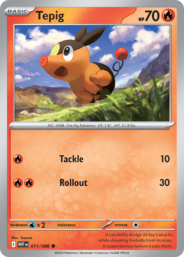 Tepig – White Flare