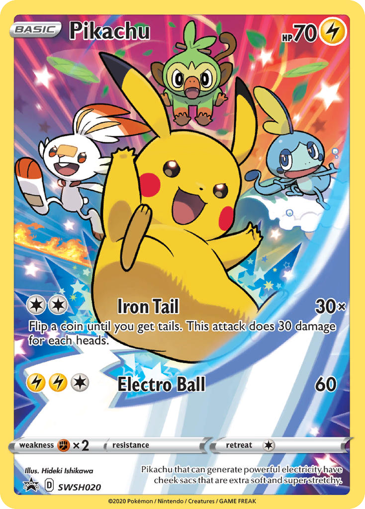 Pikachu – SWSH Black Star Promos