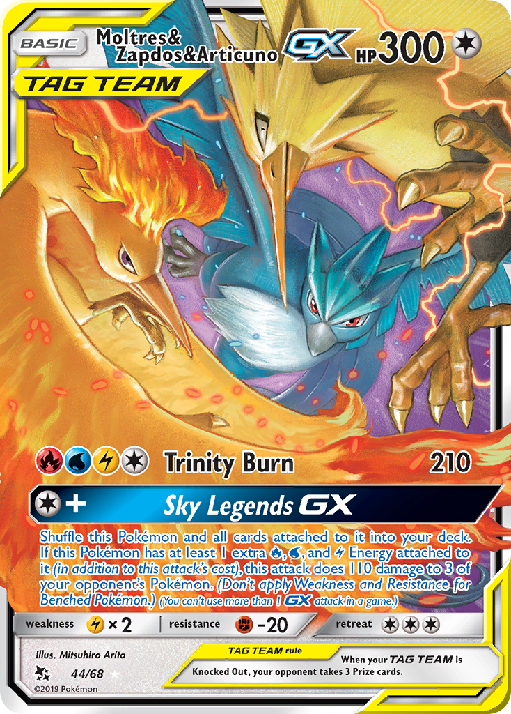 Moltres & Zapdos & Articuno-GX – Hidden Fates