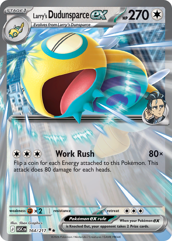 Larry's Dudunsparce ex – Ascended Heroes