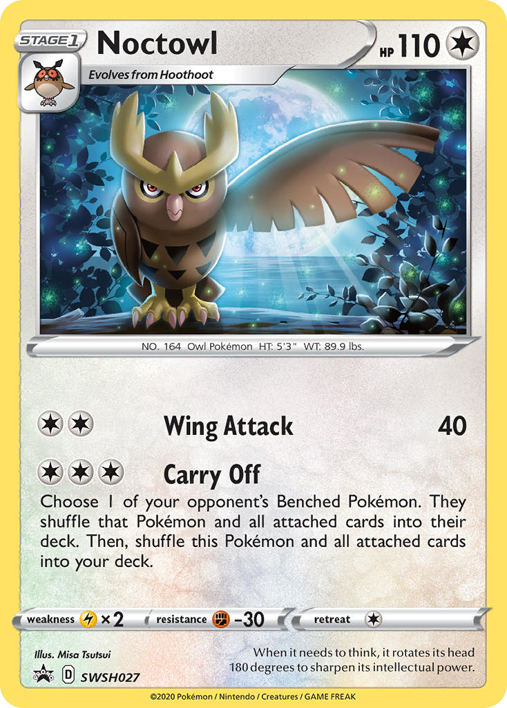 Noctowl – SWSH Black Star Promos