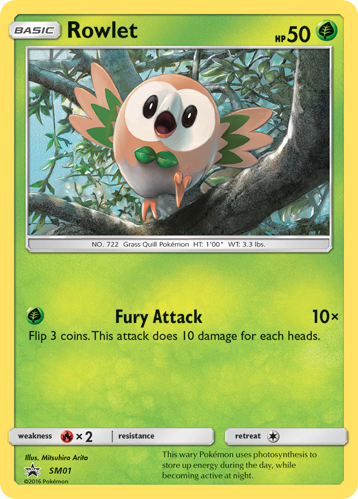 Rowlet – SM Black Star Promos
