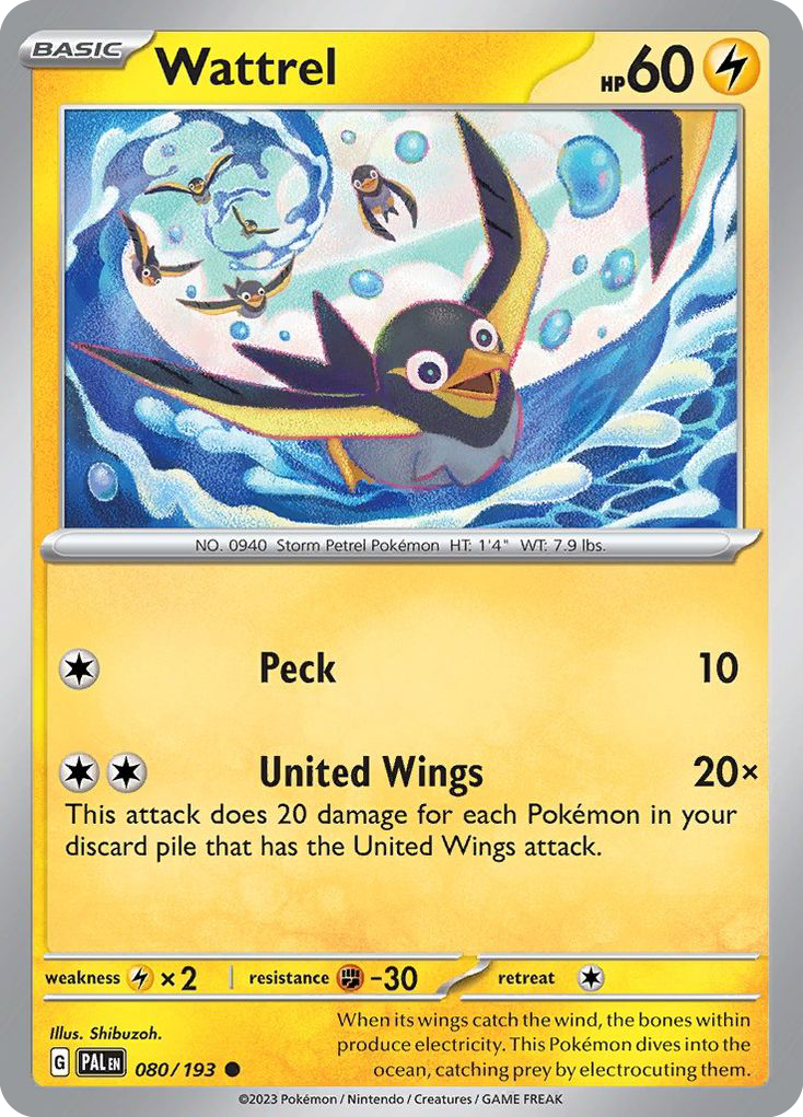 Wattrel – Paldea Evolved