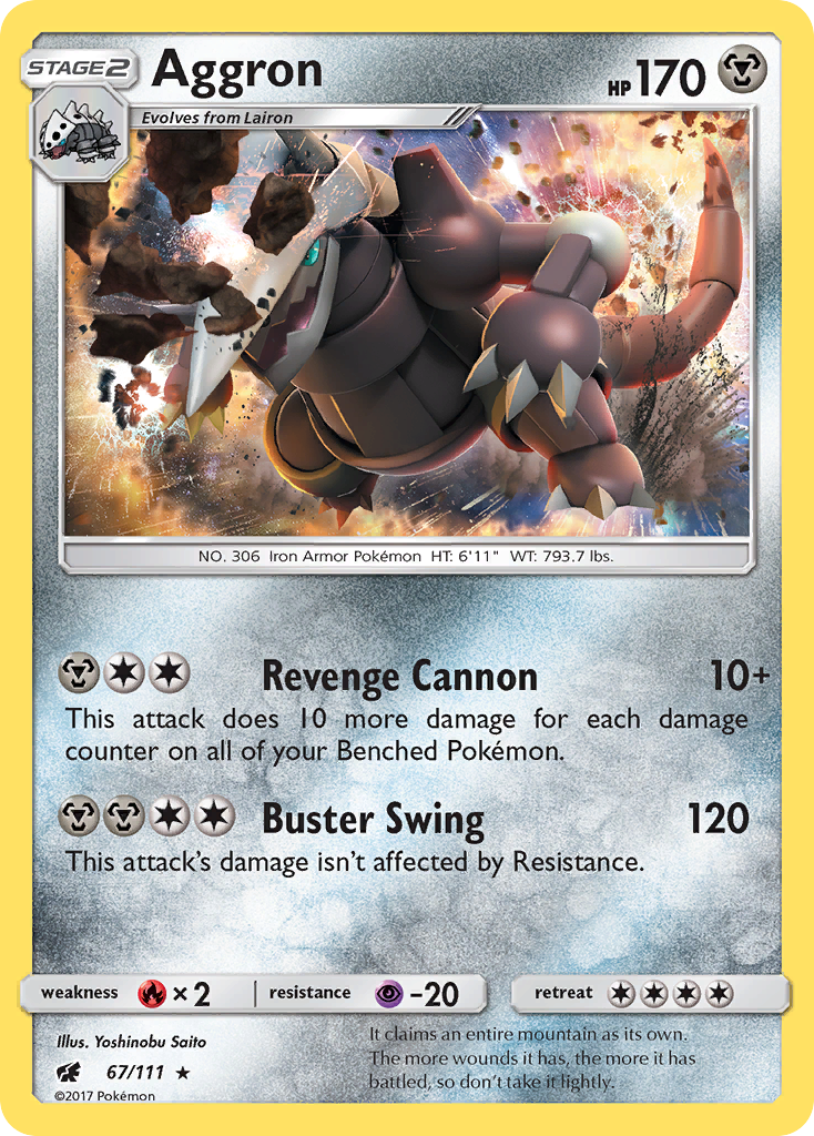 Aggron – Crimson Invasion
