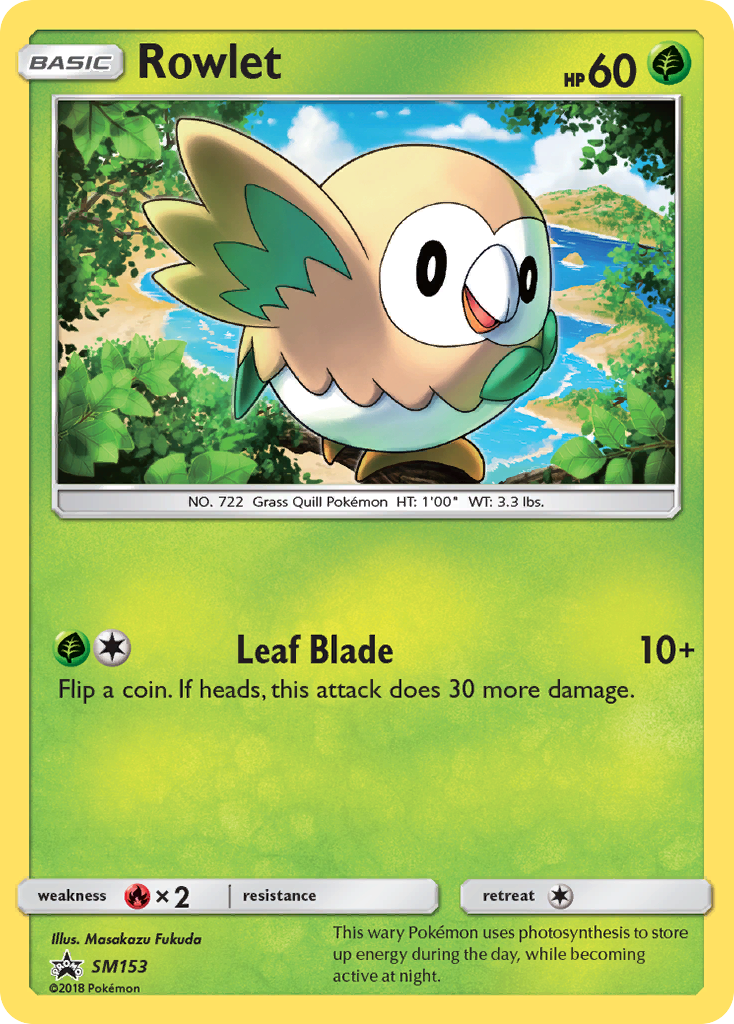 Rowlet – SM Black Star Promos