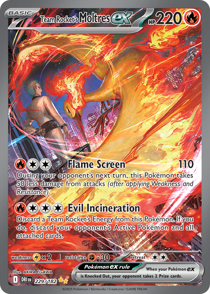 Team Rocket's Moltres ex – Destined Rivals