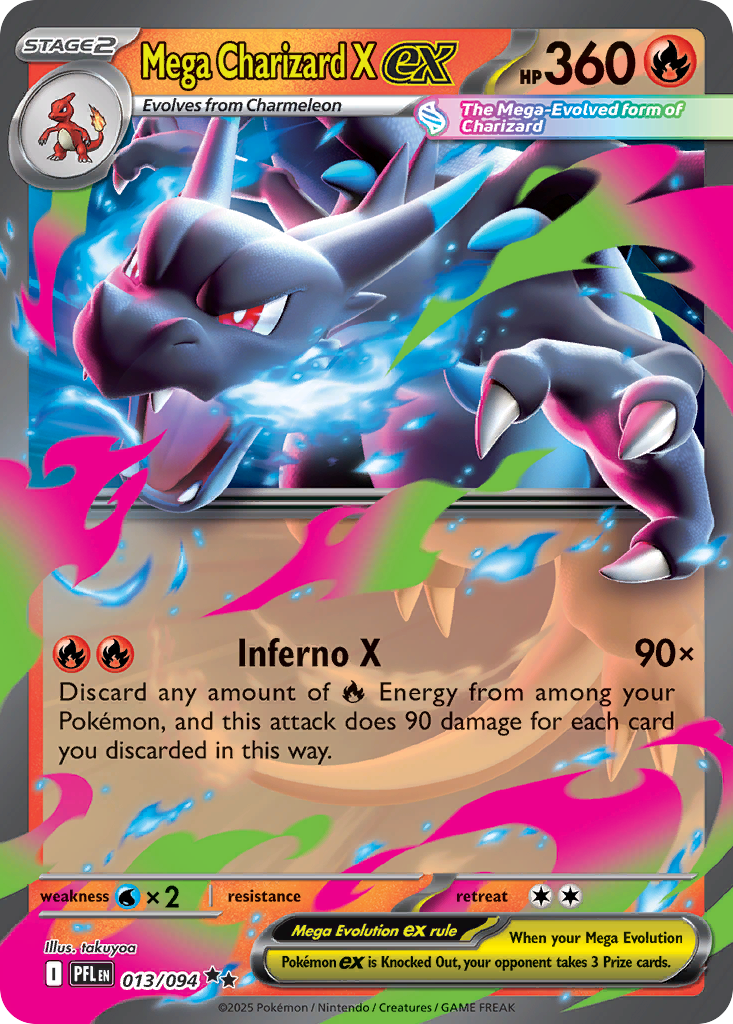 Mega Charizard X ex – Phantasmal Flames