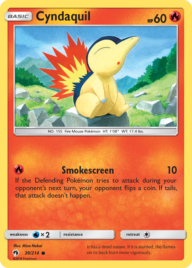 Cyndaquil – Lost Thunder
