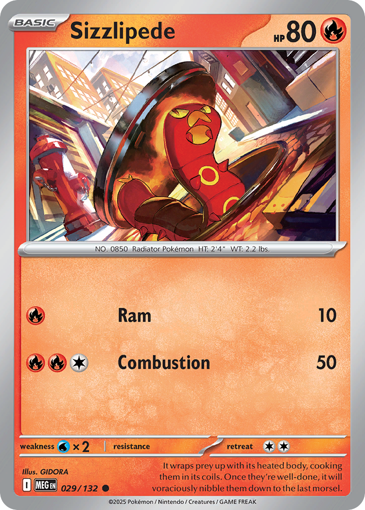 Sizzlipede – Mega Evolution