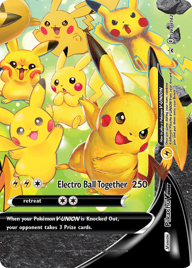 Pikachu V-UNION – SWSH Black Star Promos