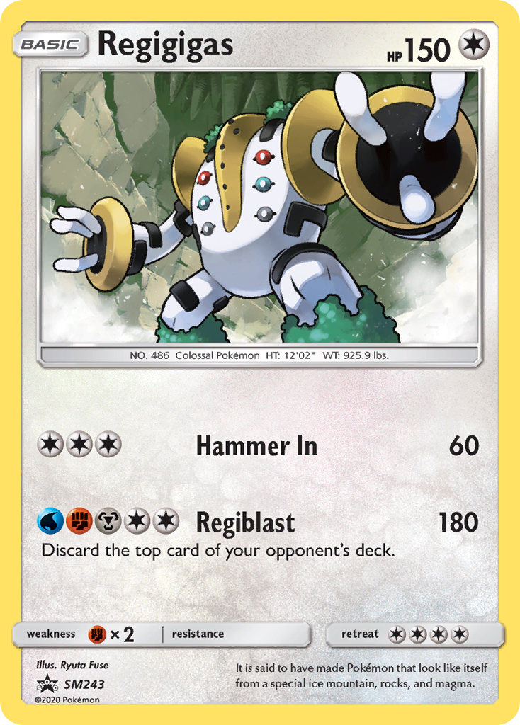 Regigigas – SM Black Star Promos