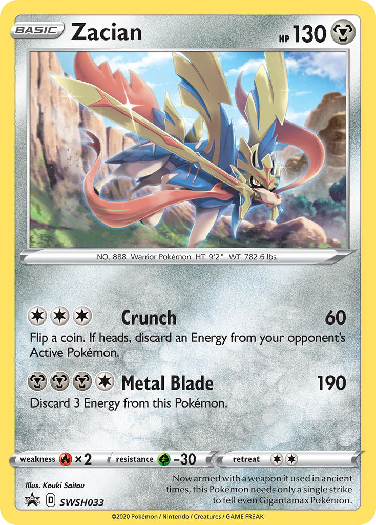 Zacian – SWSH Black Star Promos