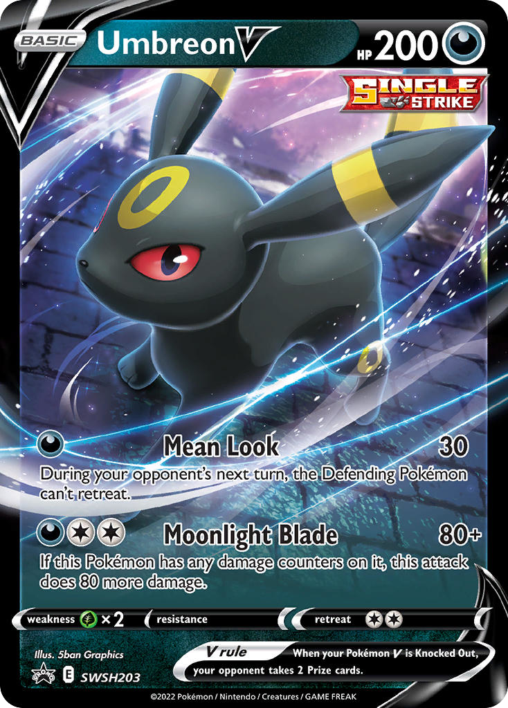 Umbreon V – SWSH Black Star Promos