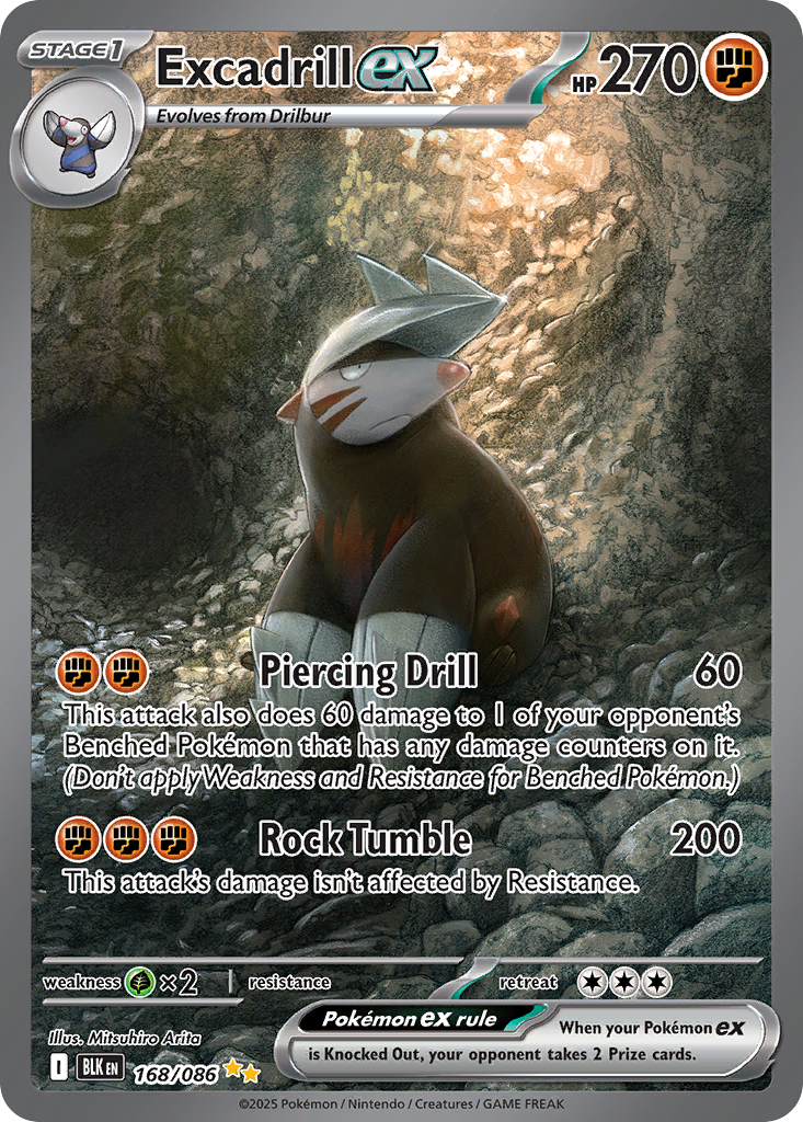 Excadrill ex – Black Bolt