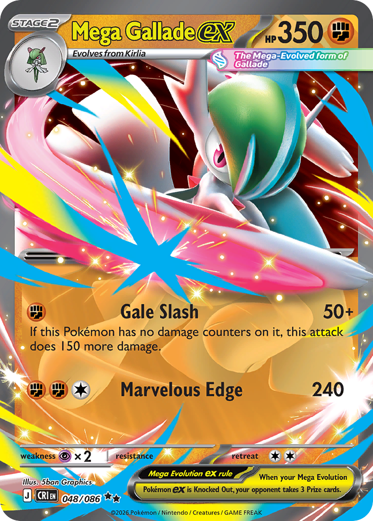 Mega Gallade ex – Chaos Rising