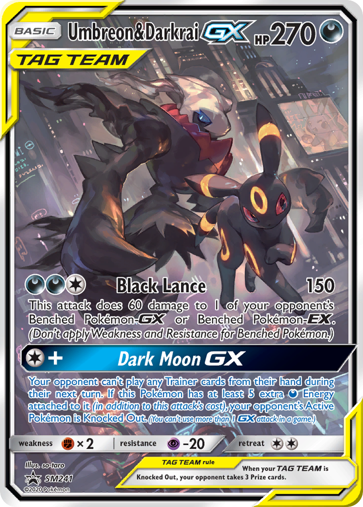 Umbreon & Darkrai-GX – SM Black Star Promos