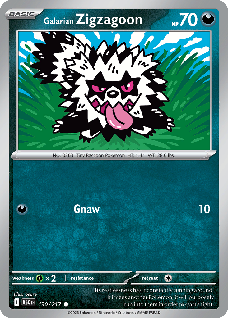 Galarian Zigzagoon – Ascended Heroes