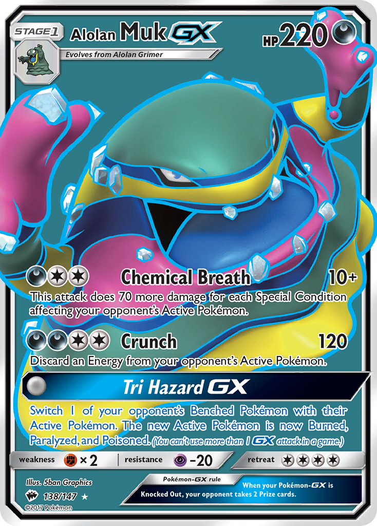 Alolan Muk-GX – Burning Shadows
