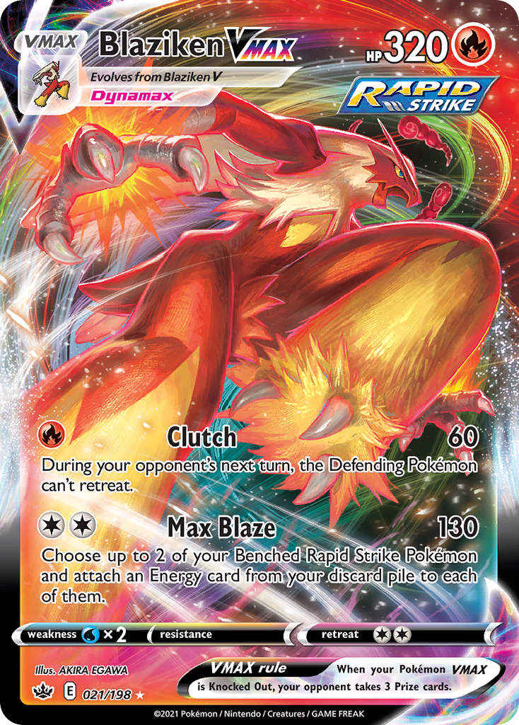 Blaziken VMAX – Chilling Reign