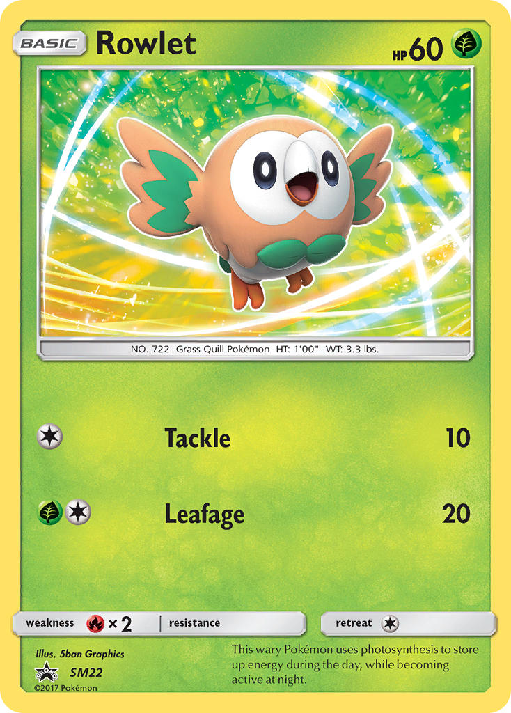 Rowlet – SM Black Star Promos