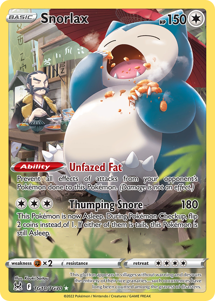Snorlax – Lost Origin Trainer Gallery