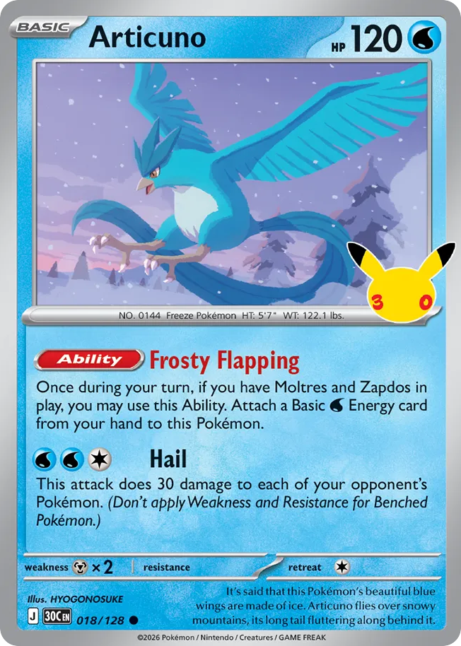 Articuno – 30th Celebration
