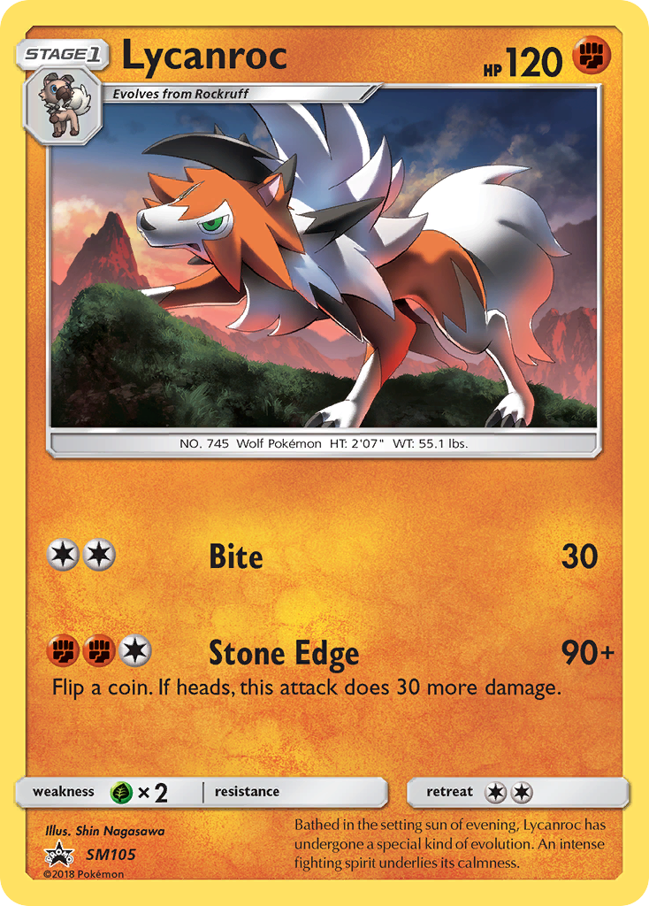 Lycanroc – SM Black Star Promos
